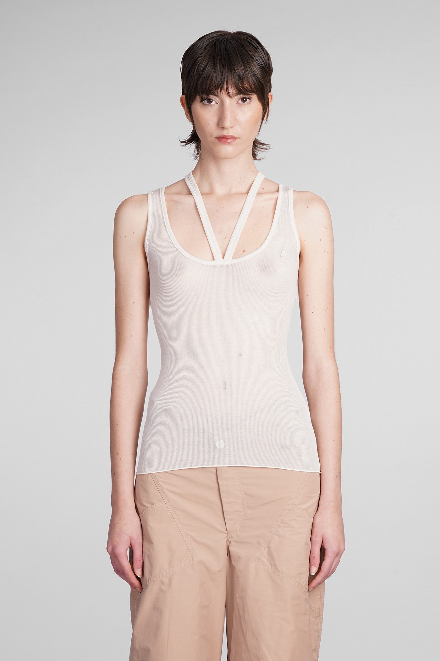 ANDREĀDAMO Topwear In Beige Cotton