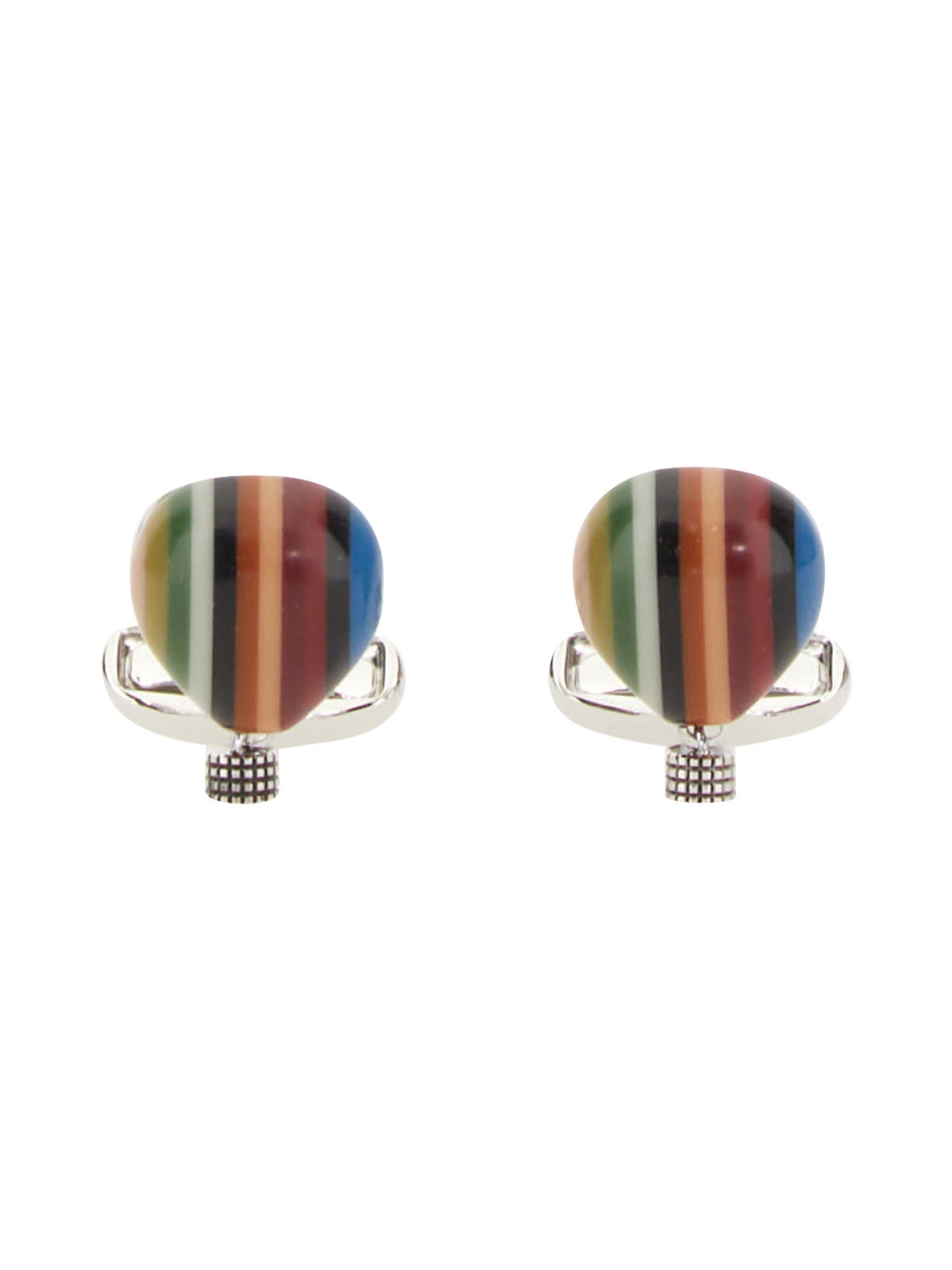 Paul Smith Air Balloon Cufflinks In Multicolor