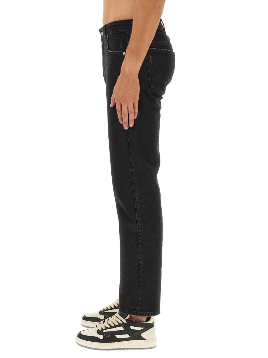 Shop Represent Straight Fit Jeans In Black