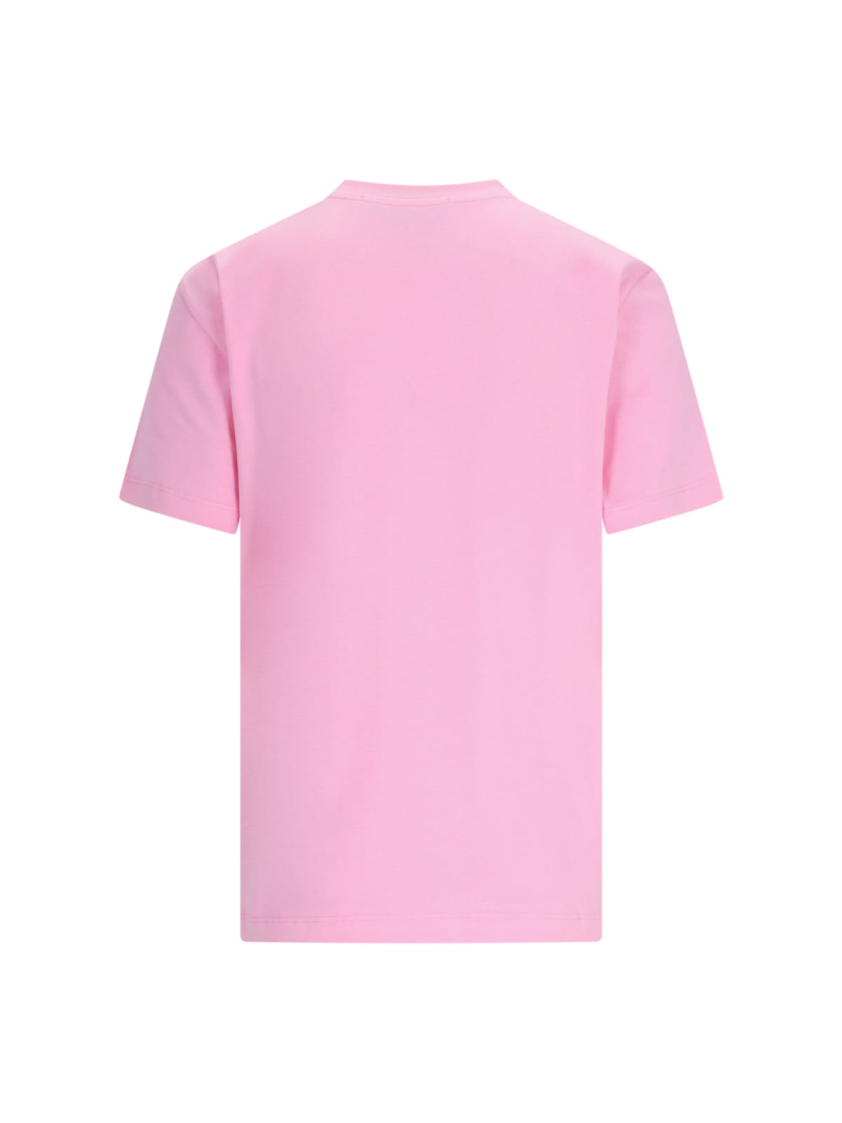 Shop Msgm Printed T-shirt In Pink