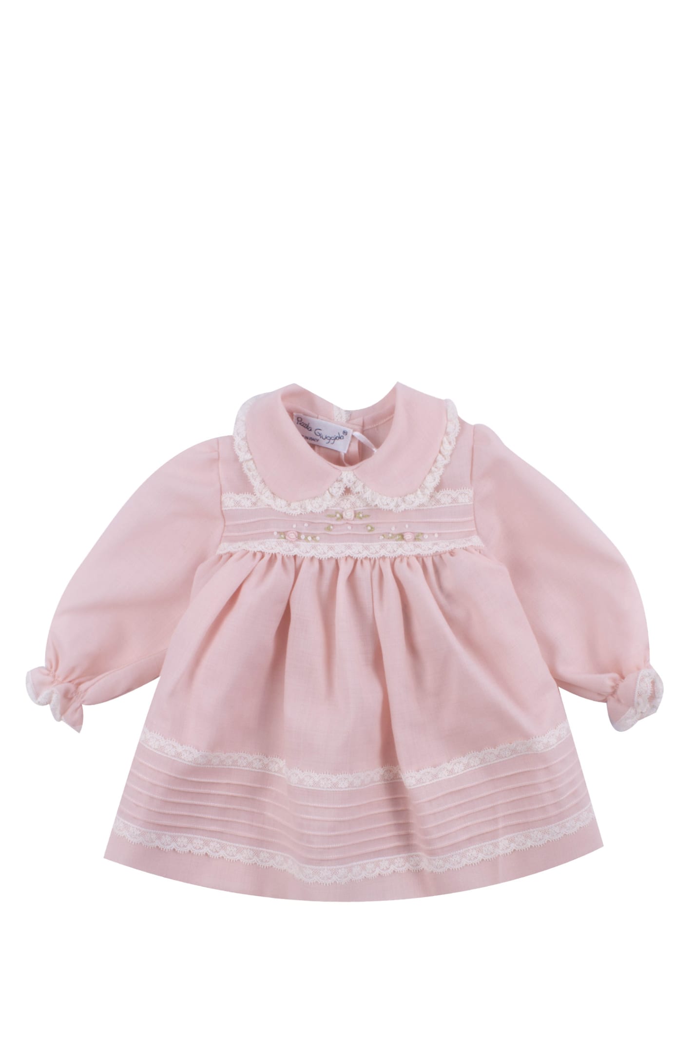 Piccola Giuggiola Babies' Wool Dress In Rose