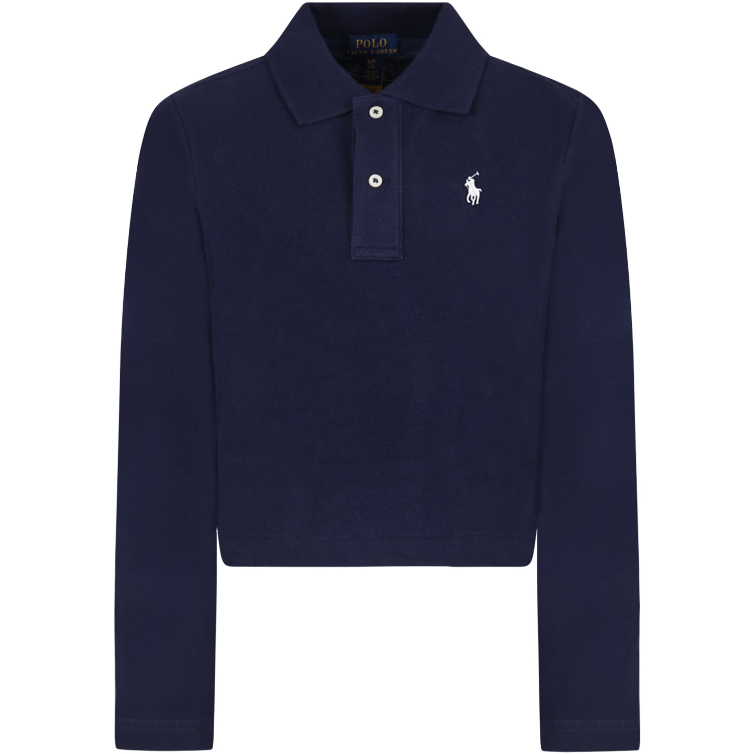 Ralph Lauren Blue Polo Shirt For Boy With Pony Logo