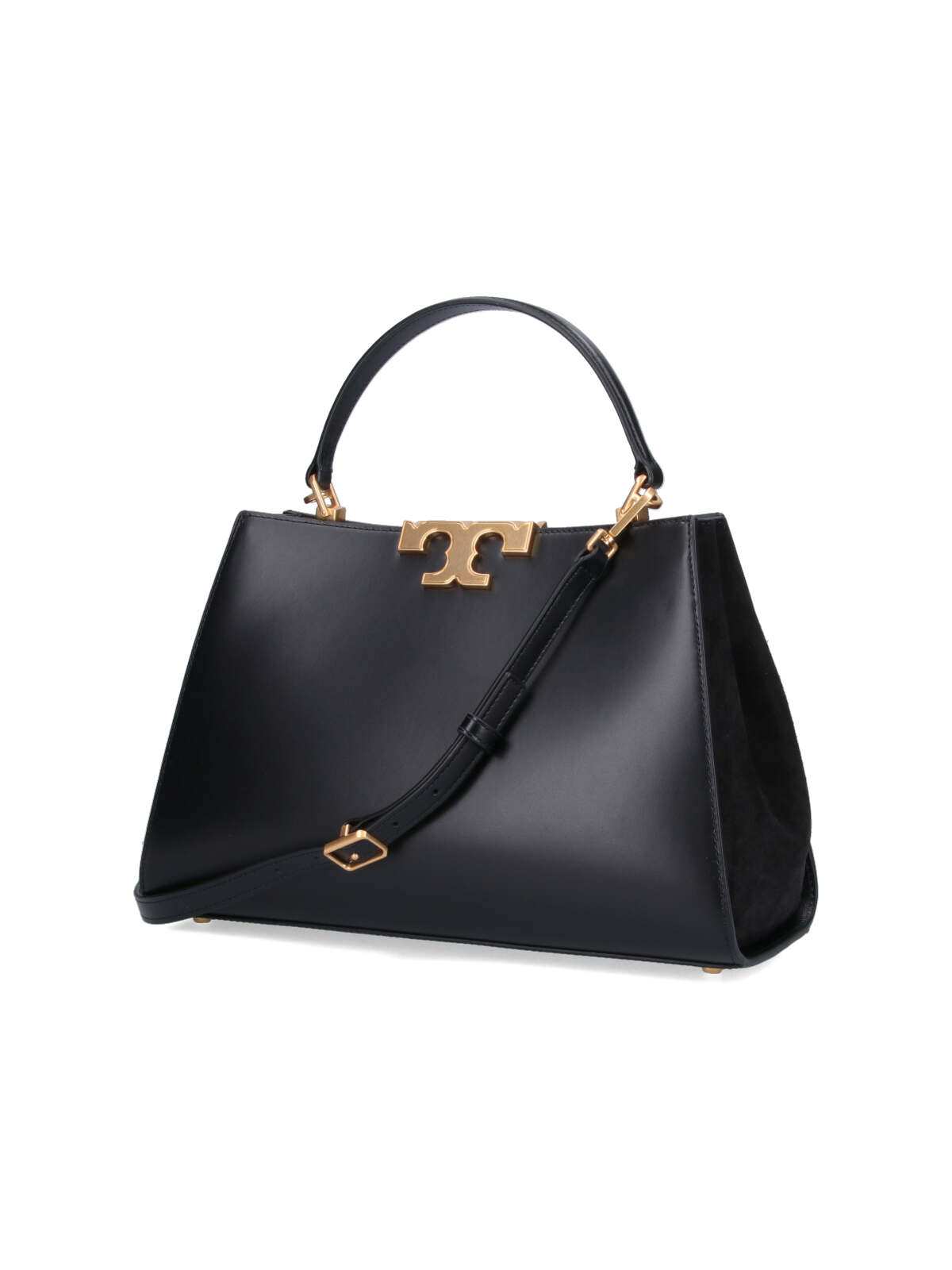 Shop Tory Burch Bauletto Eleonor Shoulder Bag In Nero