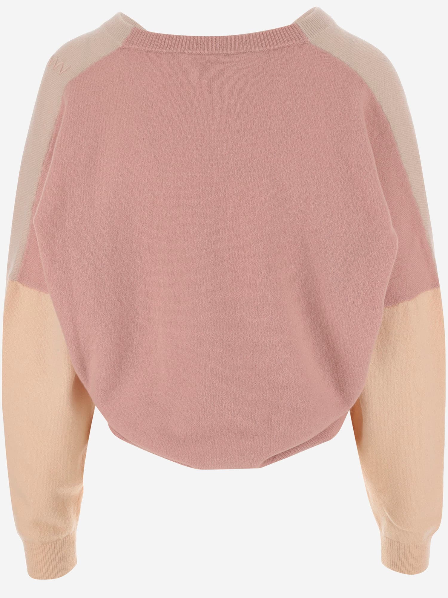 Shop Marni Color Block Wool And Cashmere Pullover In Pink