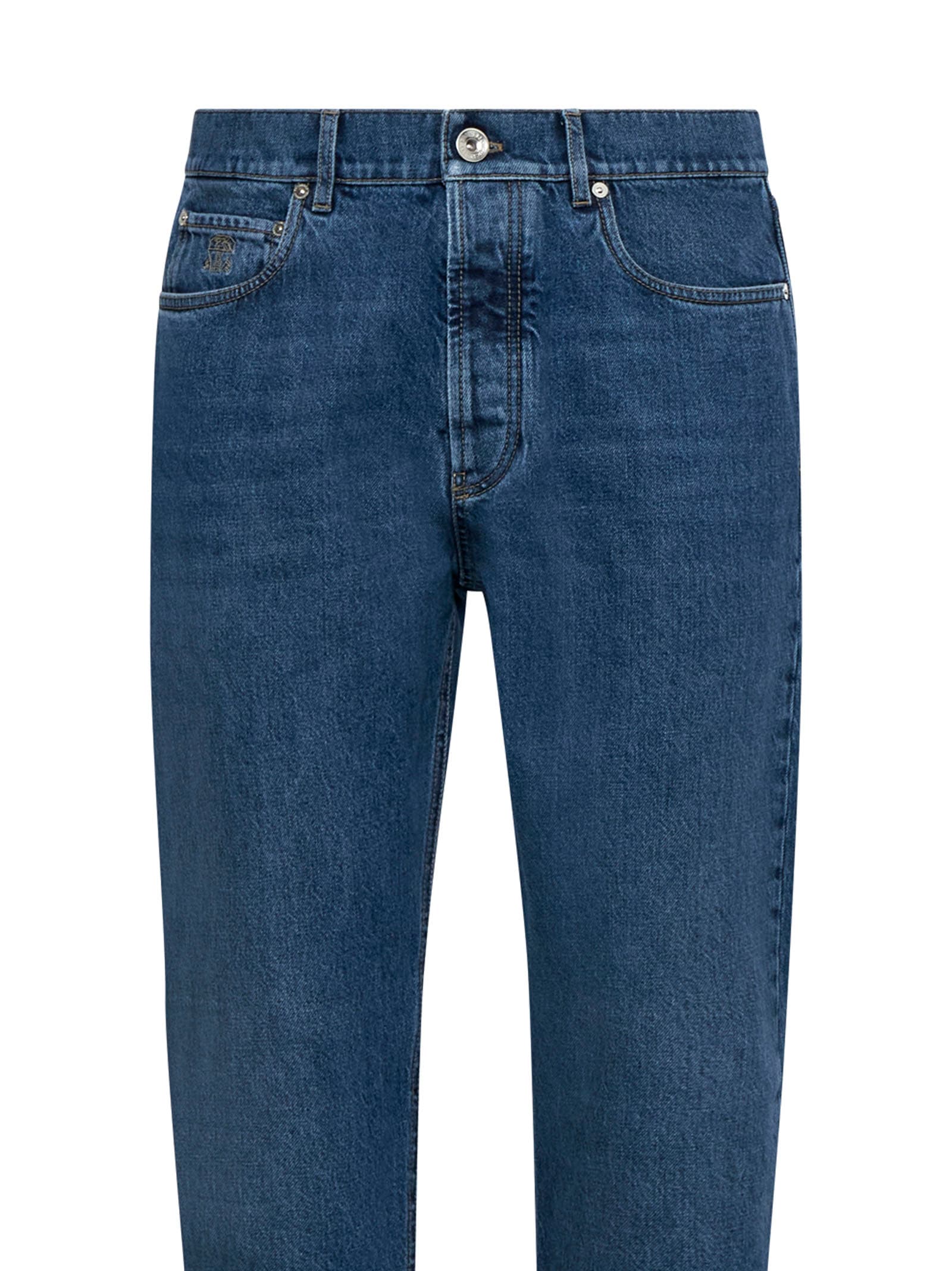 Shop Brunello Cucinelli Jeans In Blue