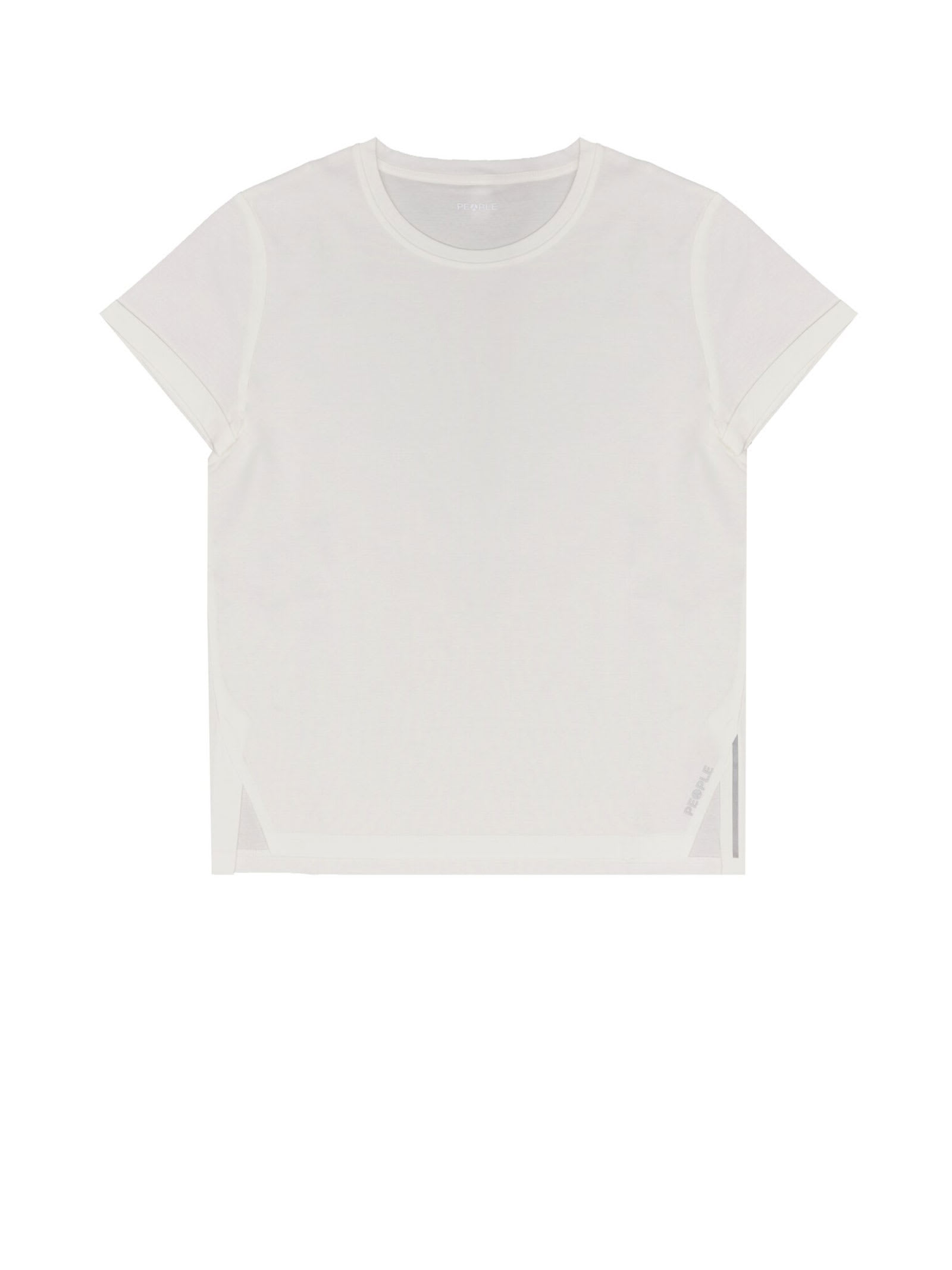 Shop People Of Shibuya White Crew-neck T-shirt In Bianco