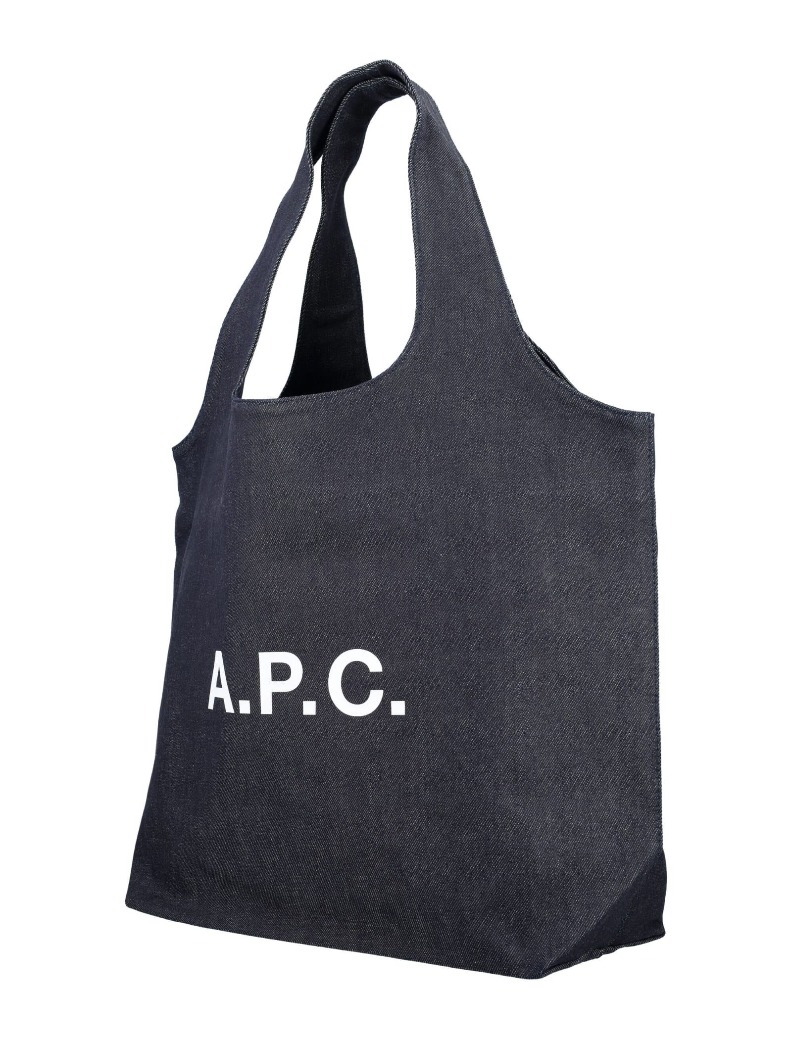 Shop Apc Ninon Tote Bag In Indigo