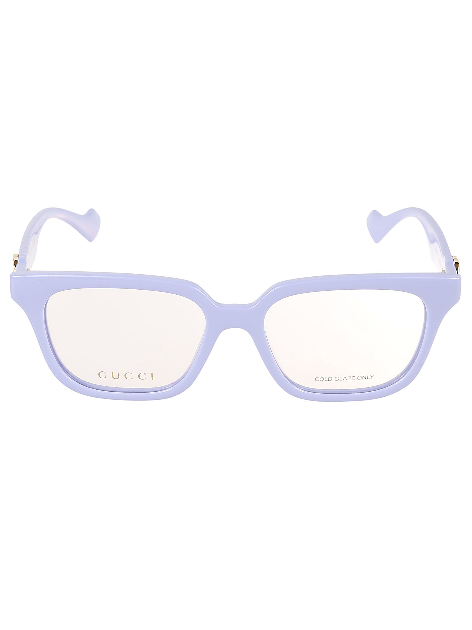 Gucci Gg Plaque Classic Glasses In Gold