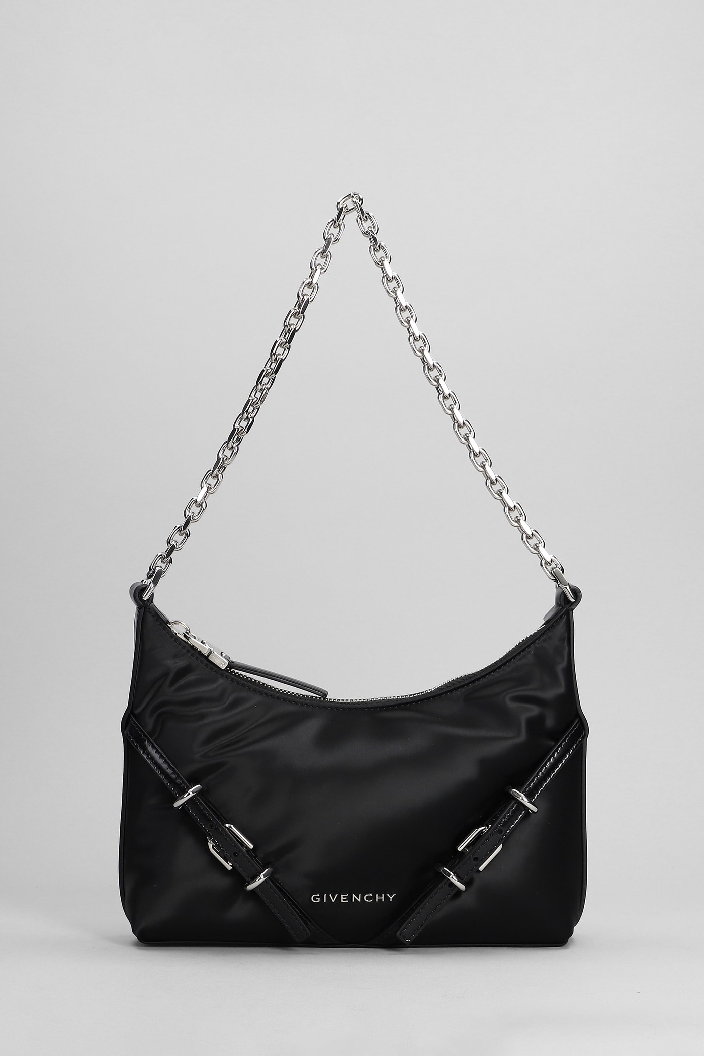 Voyou Shoulder Bag In Black Polyamide