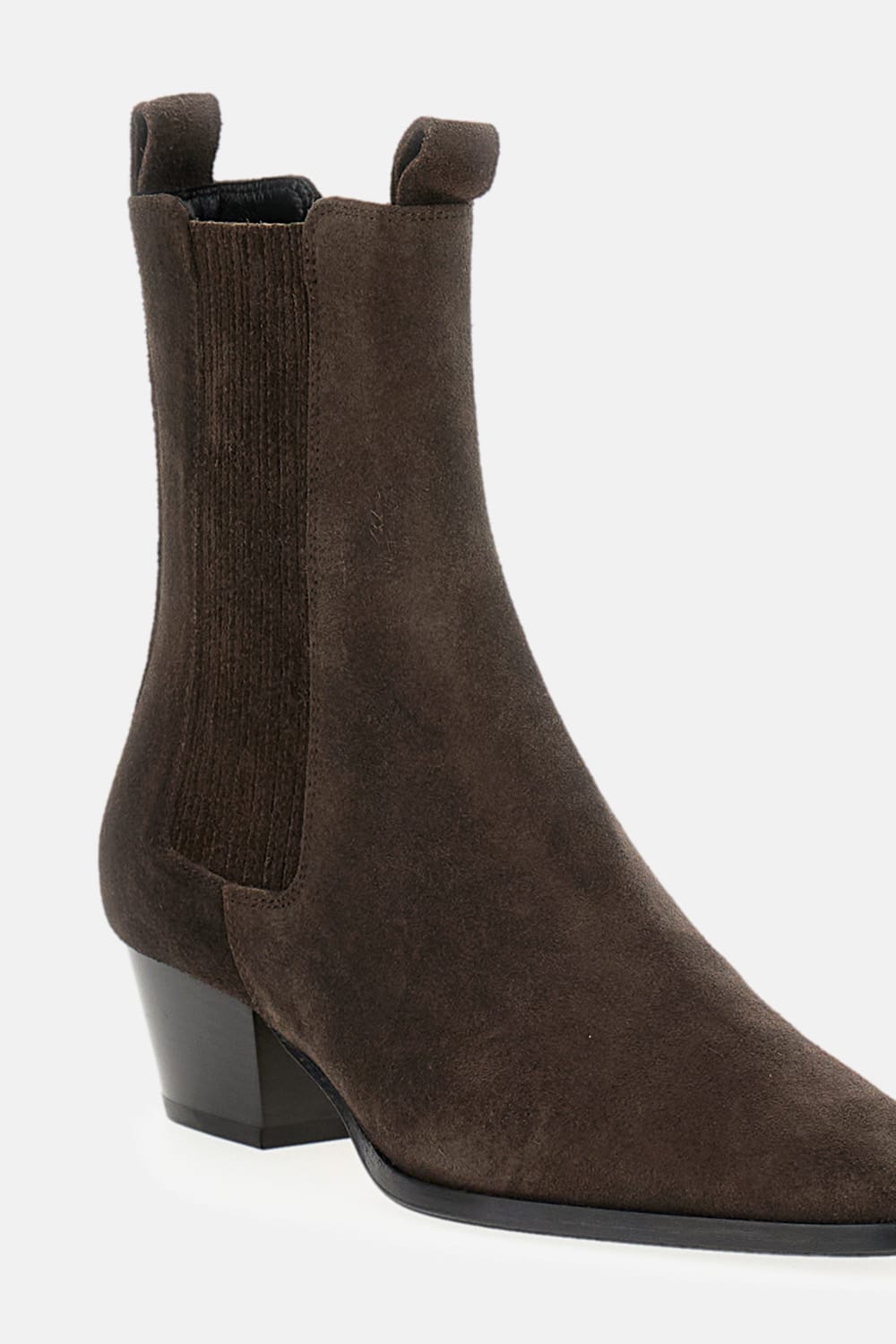 Aeyde 50mm Agata Pointed-toe Boots In Brown