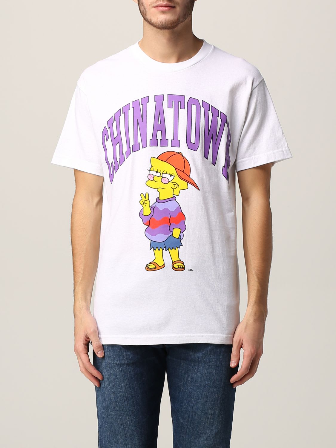 X Simpsons 'like You Know Whatever Arc' T-shirt In White