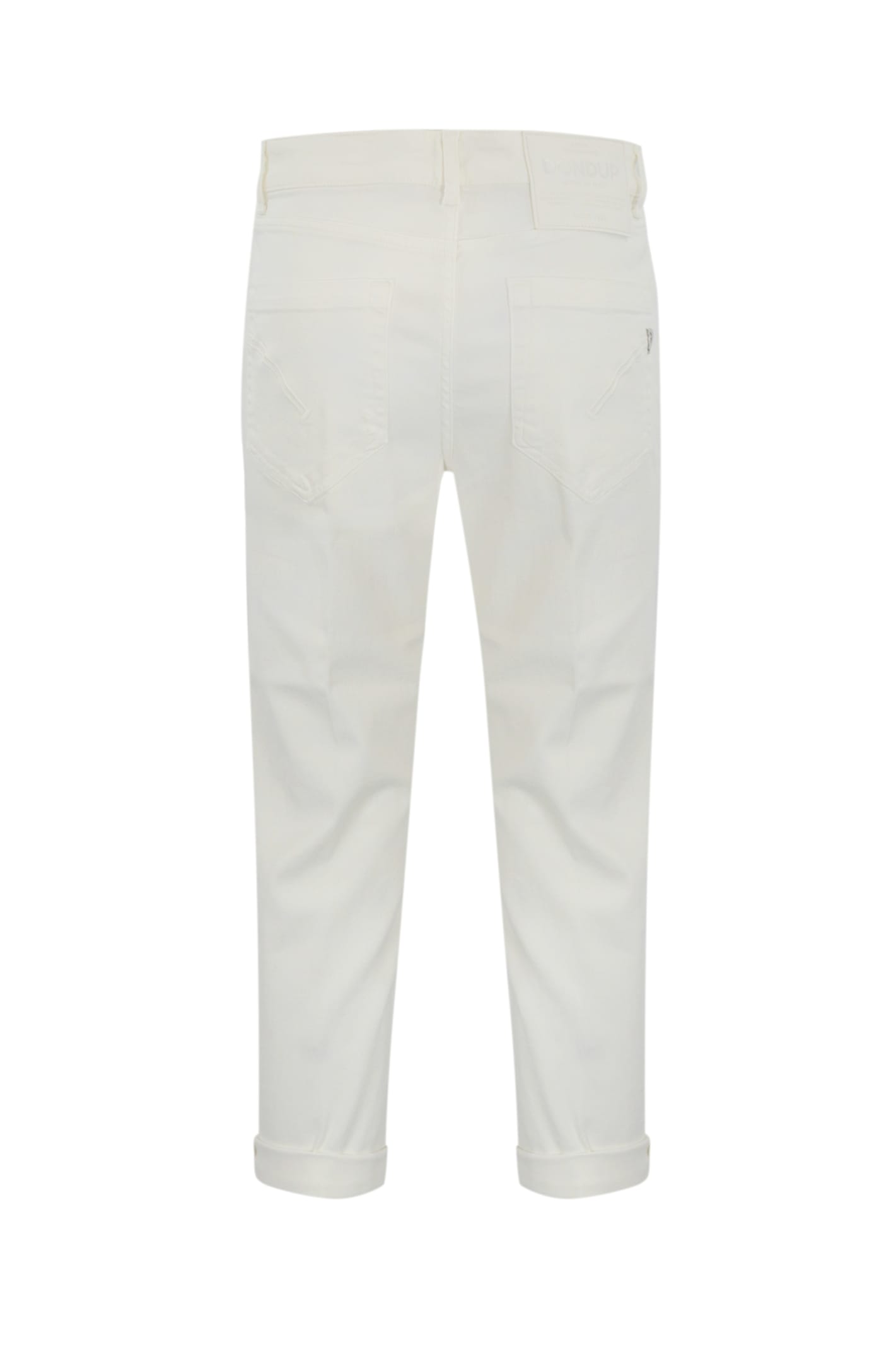 Dondup Koons Bull Stretch Jeans In White