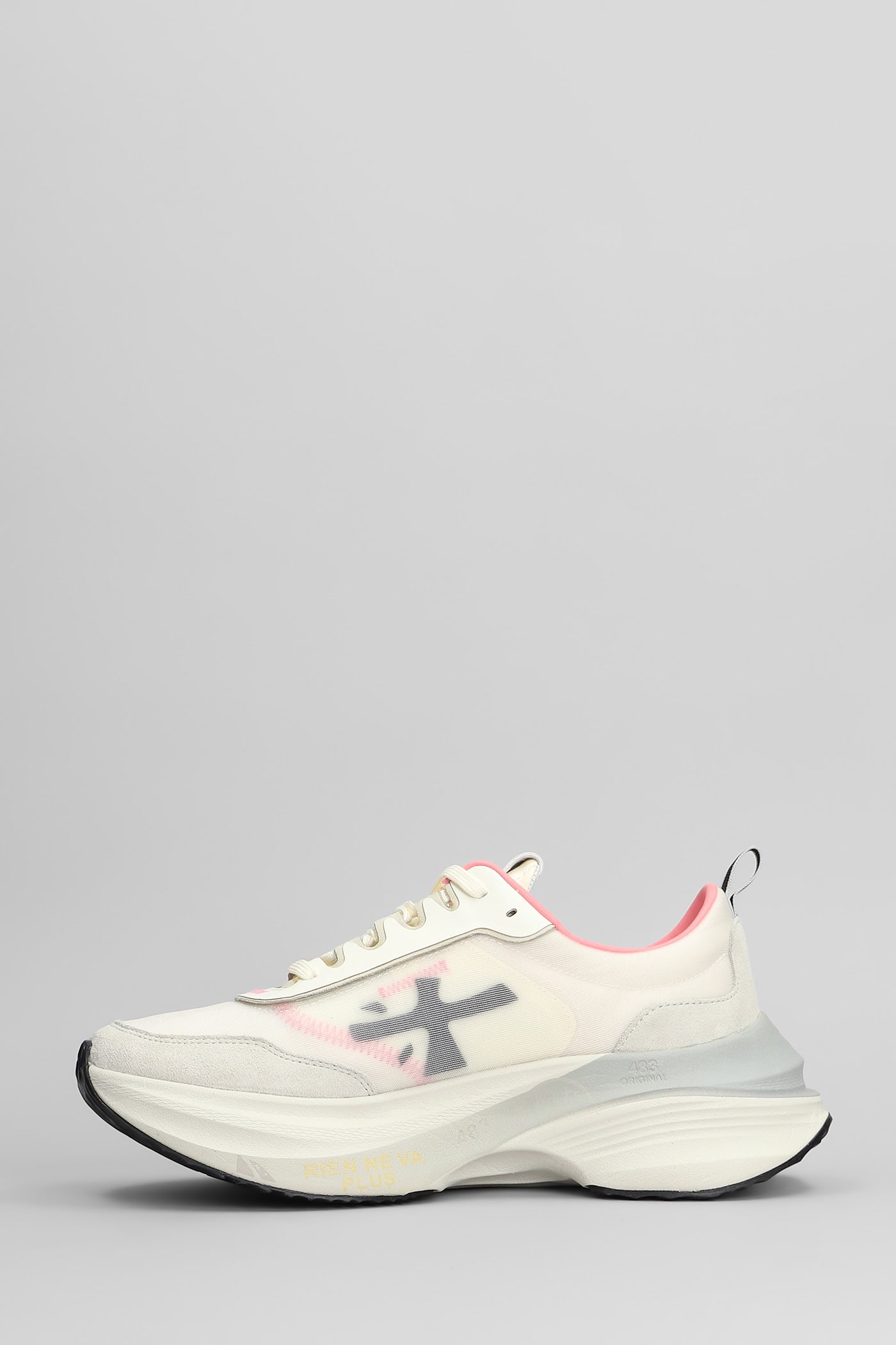 Premiata Hill 7509 Sneaker With Suede And Nylon Accents