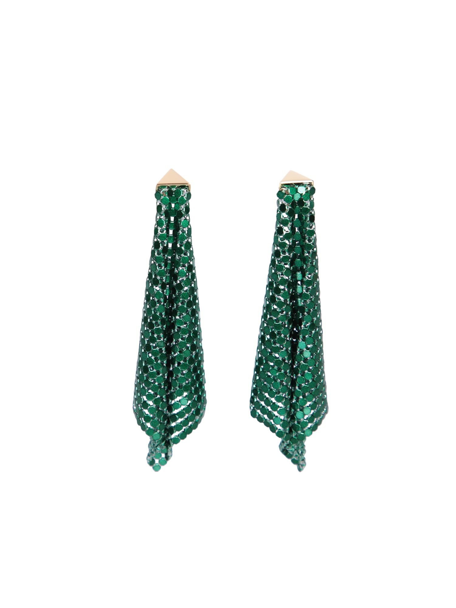 Pixel Emerald Earrings