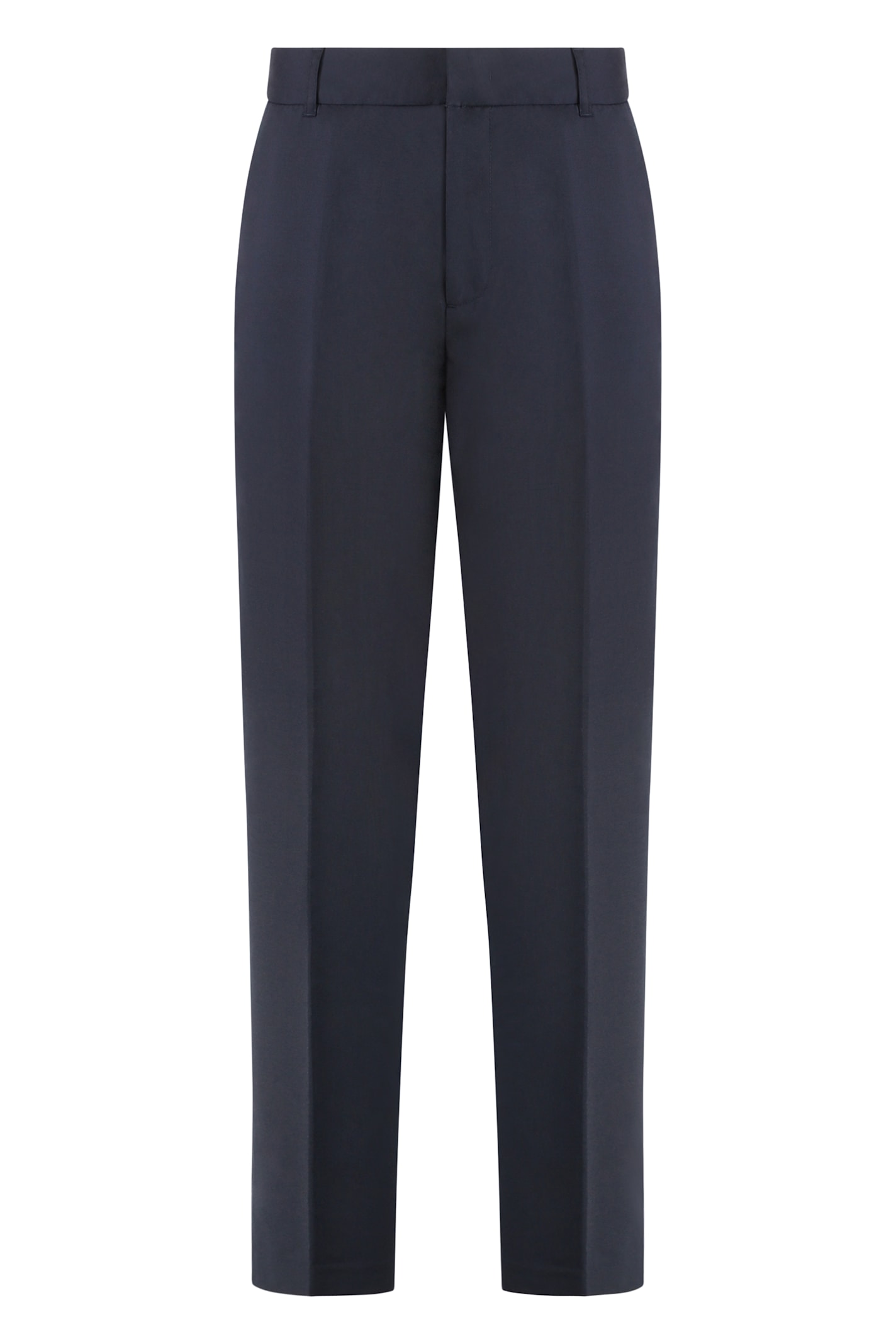 Virgin Wool Tailored Trousers - Emporio Armani - Modalova