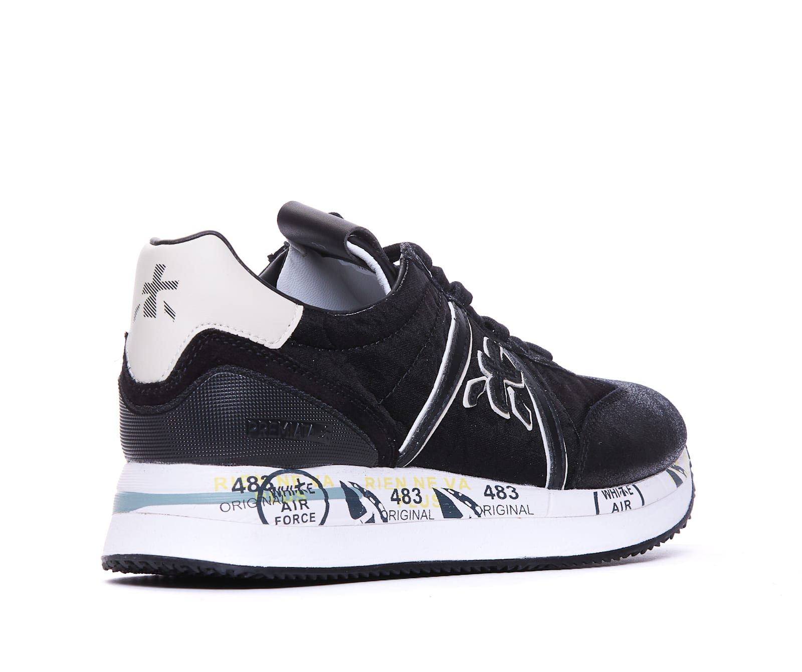 Shop Premiata Conny Sneakers In Black