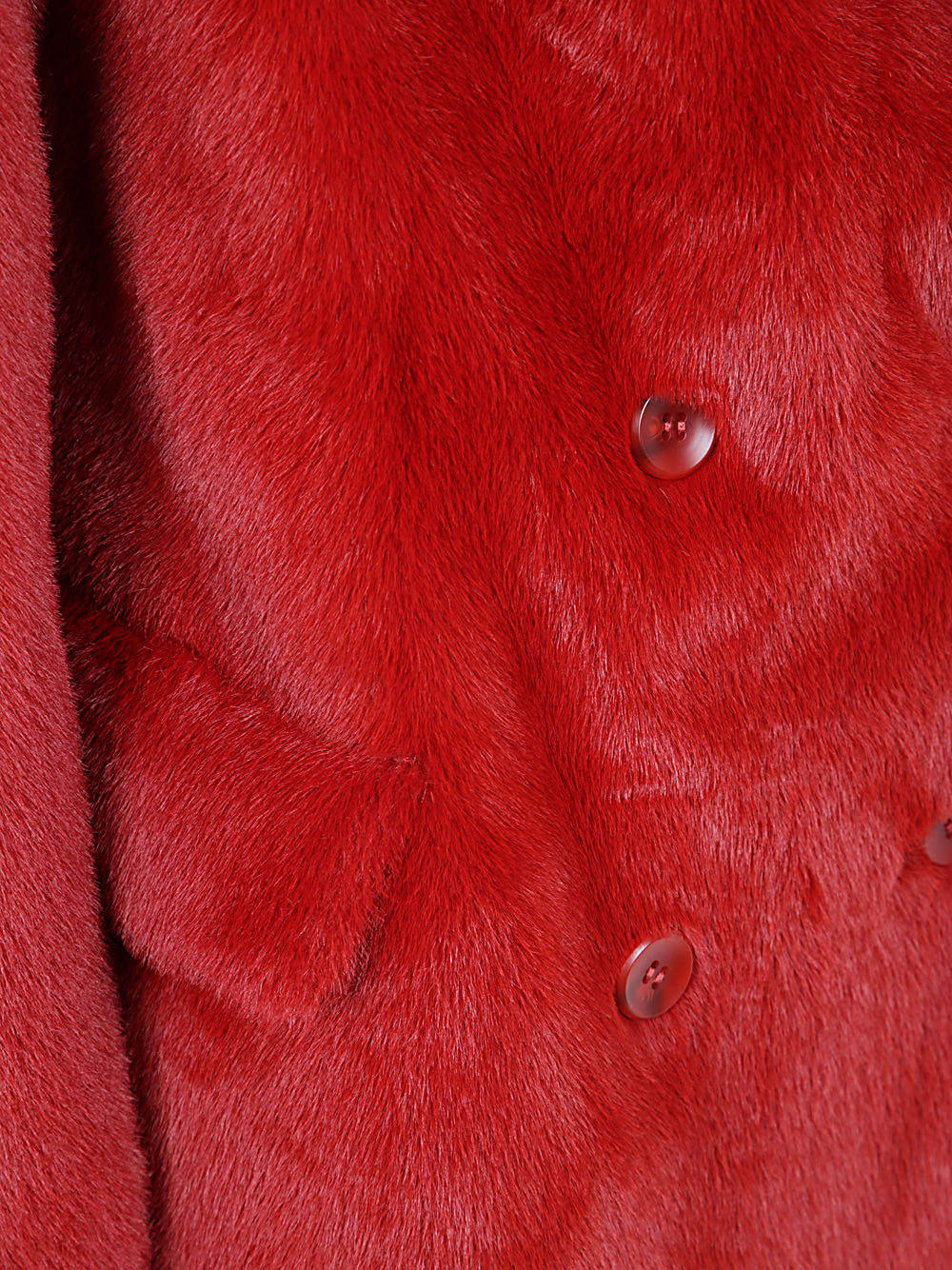 Shop Valentini 1972 Eco Mink Fur In Cherry