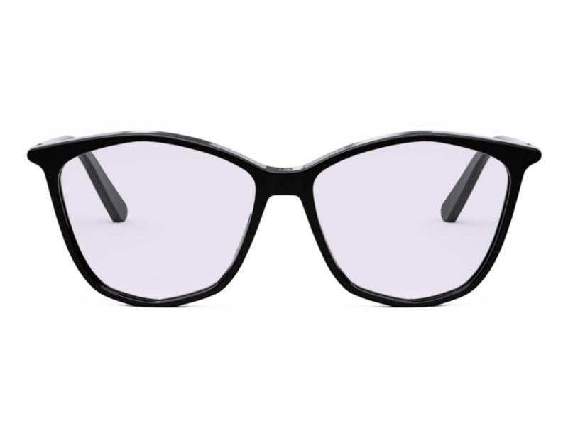 Shop Dior Cat-eye Glasses In 005 - Black