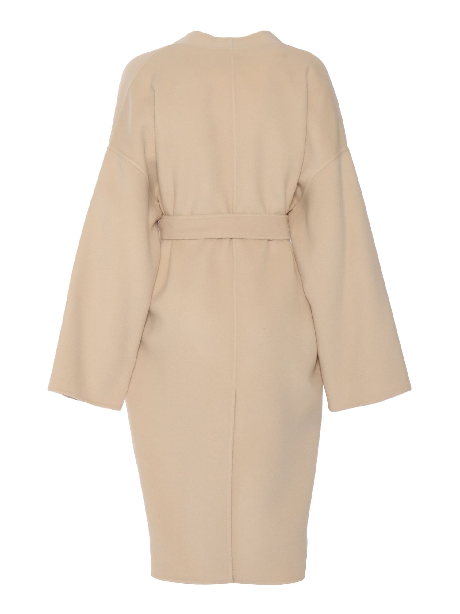 Shop Weekend Max Mara Eris Sand Coat In Beige