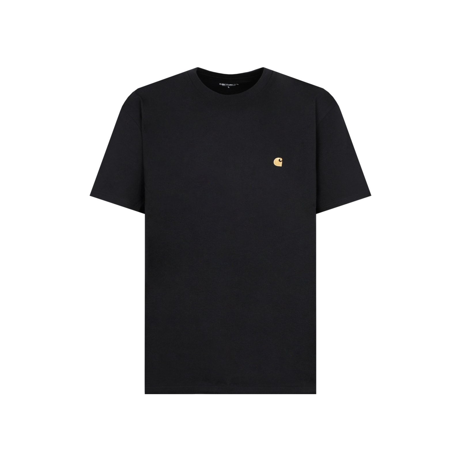 Carhartt Short Sleeve Chase T Shirt Dark Navy Gold In Multi