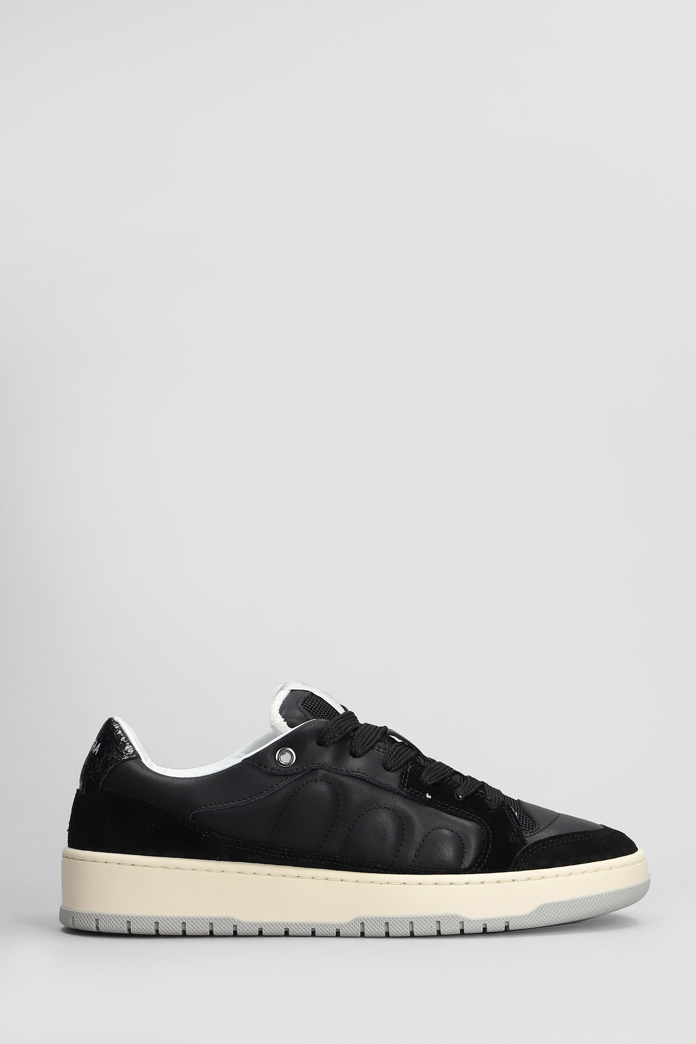 Santha 2 Sneakers In Black Leather