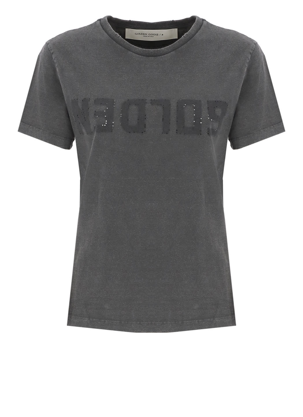 Shop Golden Goose Doris Slim T-shirt In Grey