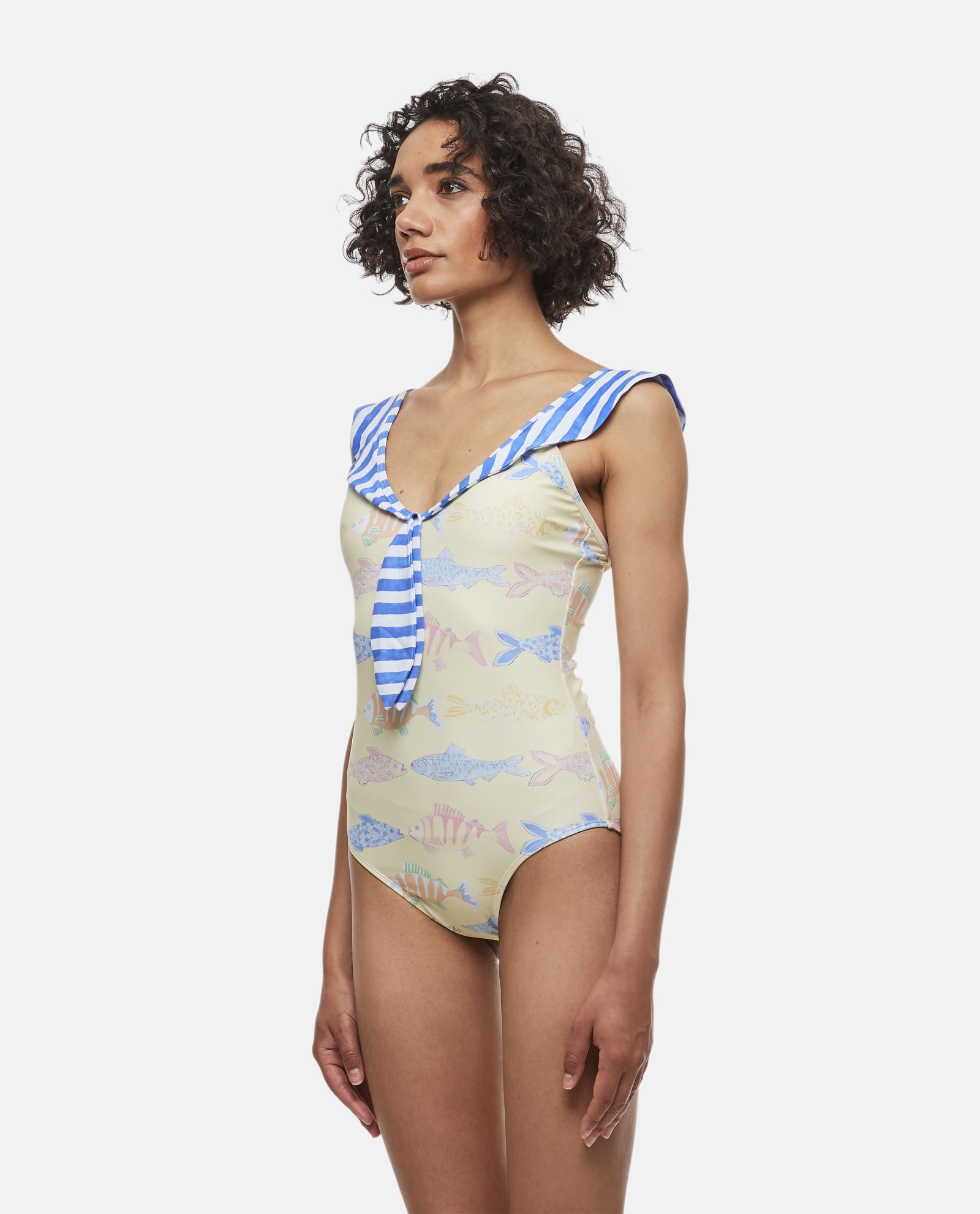 Shop Helmstedt Agua Swimsuit In Yellow