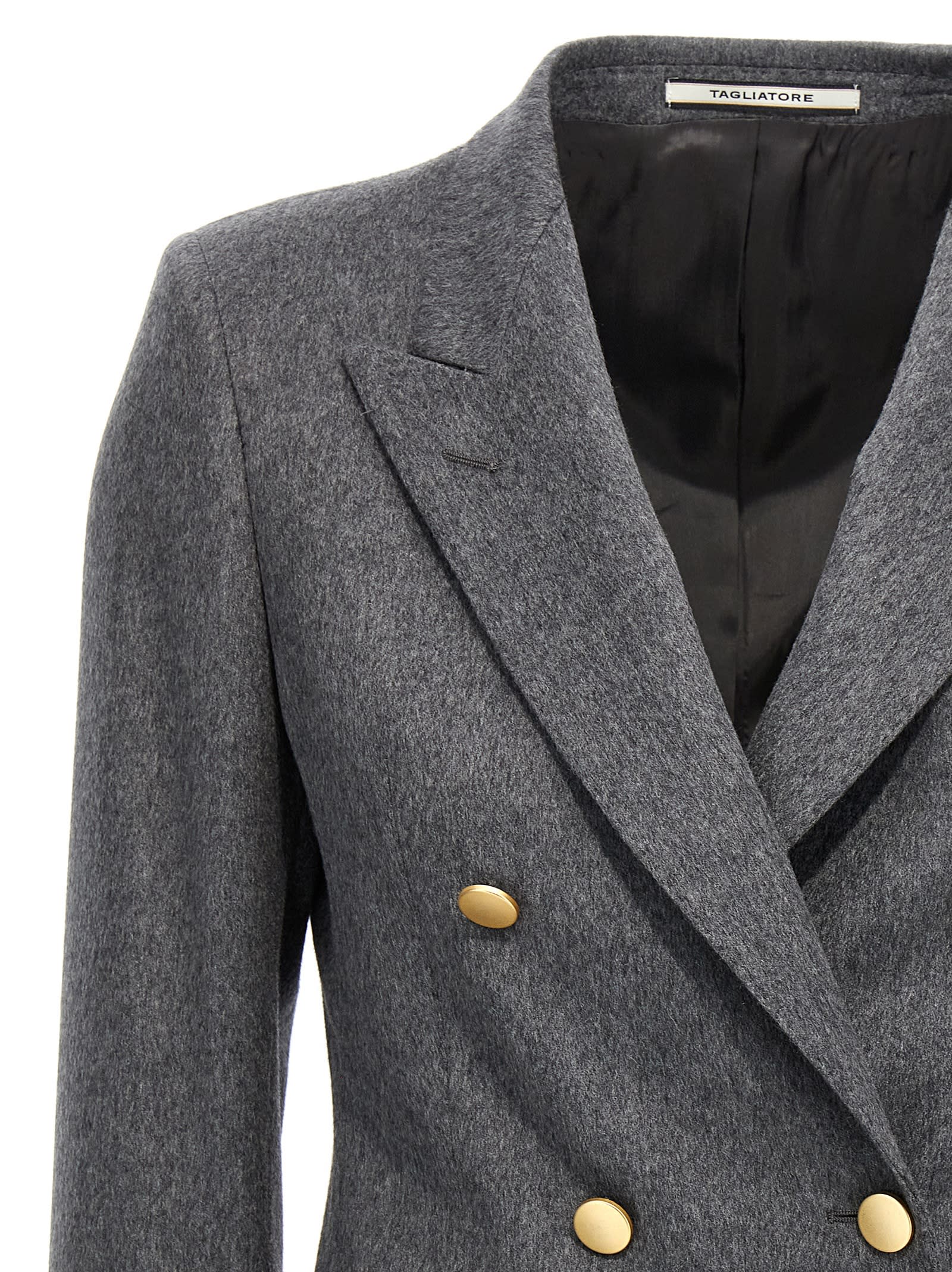 Shop Tagliatore Jasmine Blazer In Gray