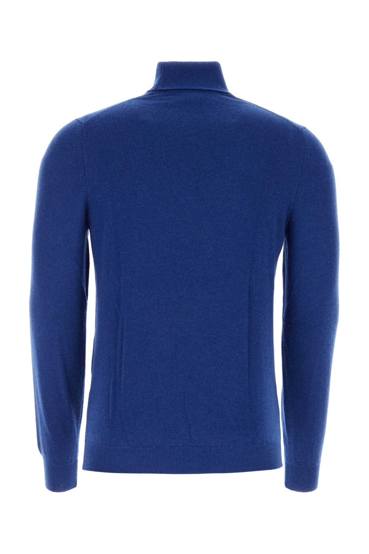 Fedeli Blue Cashmere Sweater In Bluaperto