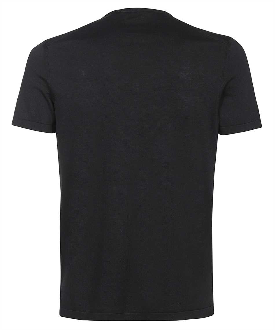 Shop Tom Ford Silk-cotton Blend T-shirt In Black