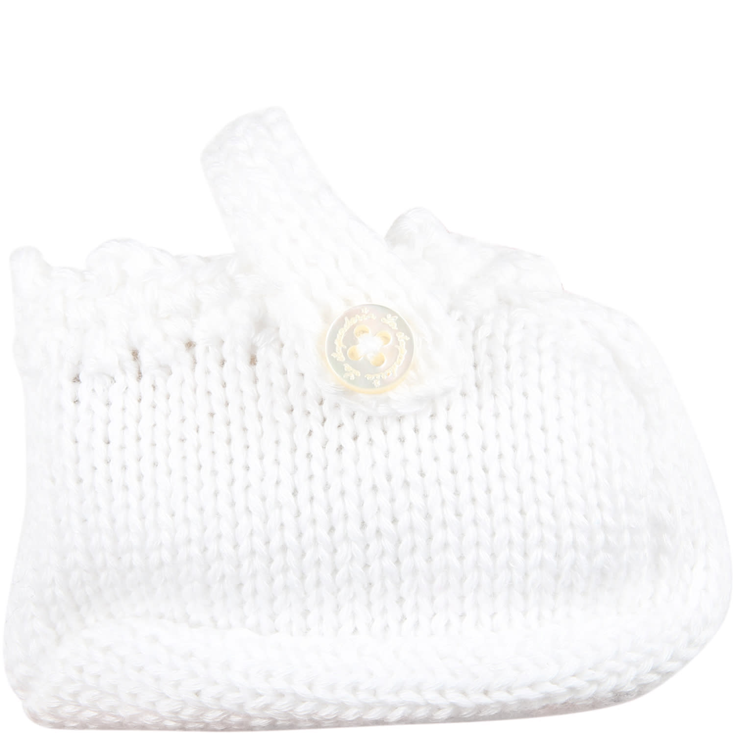 La stupenderia White Baby-bootee For Baby Girl