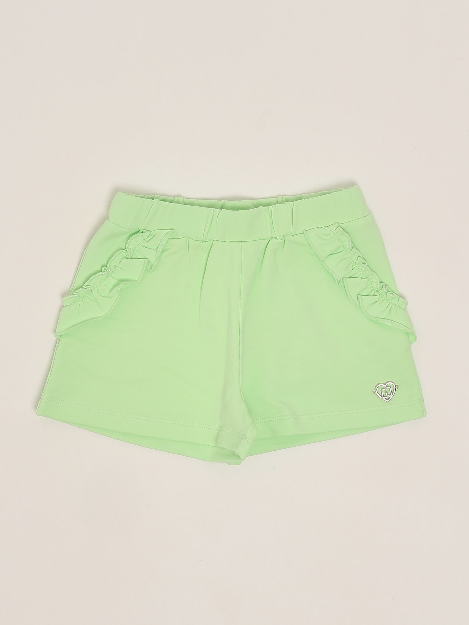 Liu •jo Kids' Sweatshorts Shorts In Green
