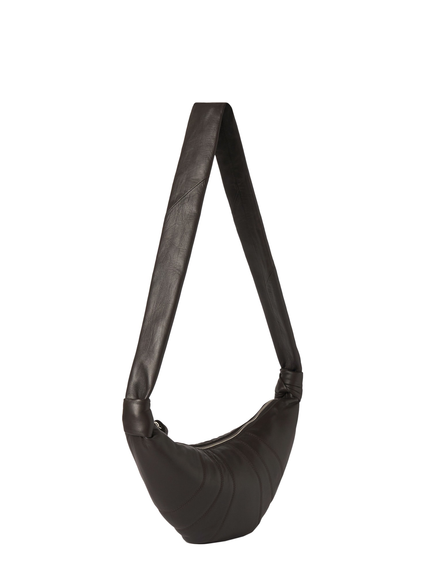 Lemaire Croissant Shoulder Bag In Brown