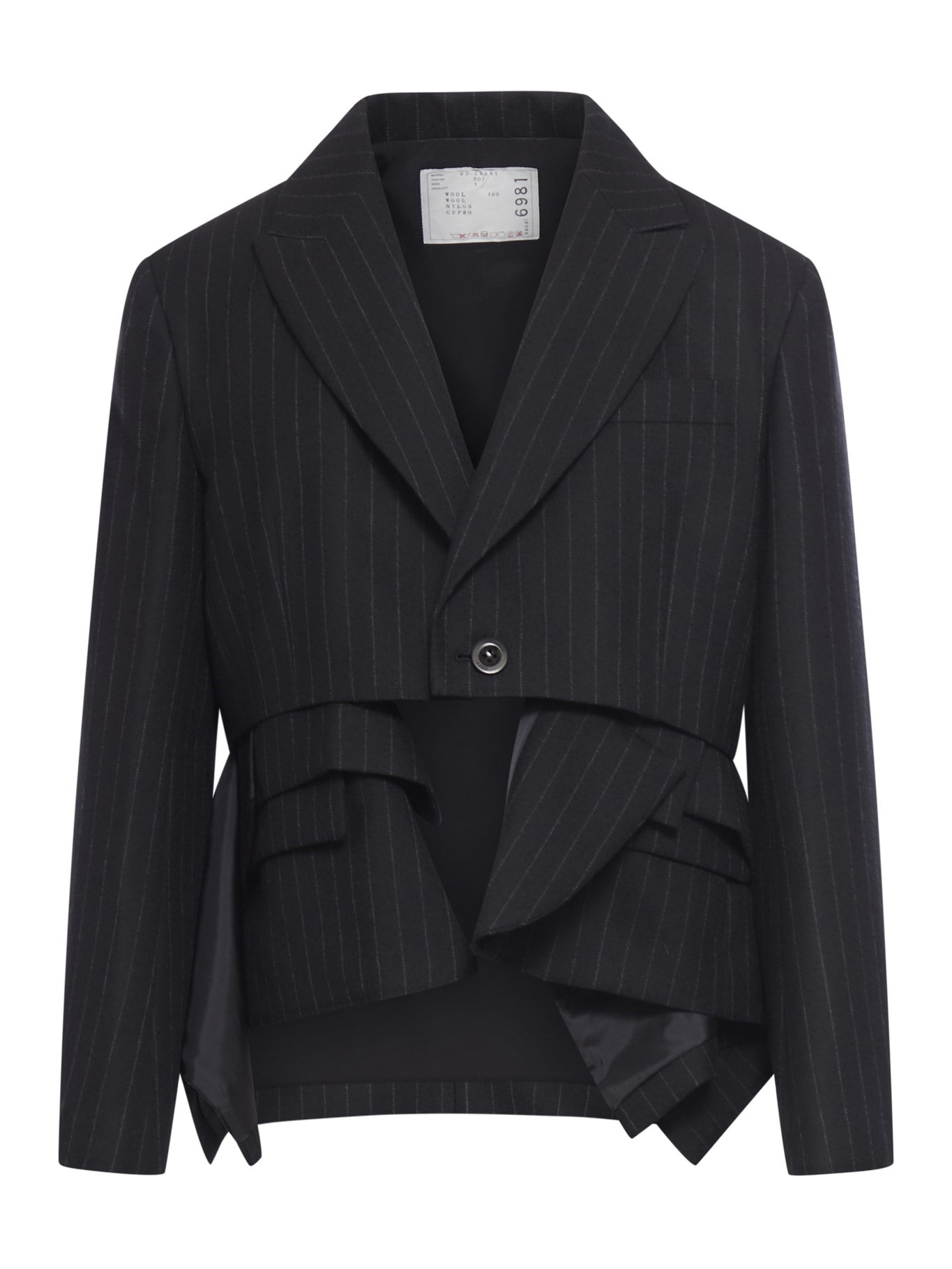 SACAI CHALK STRIPE JACKET