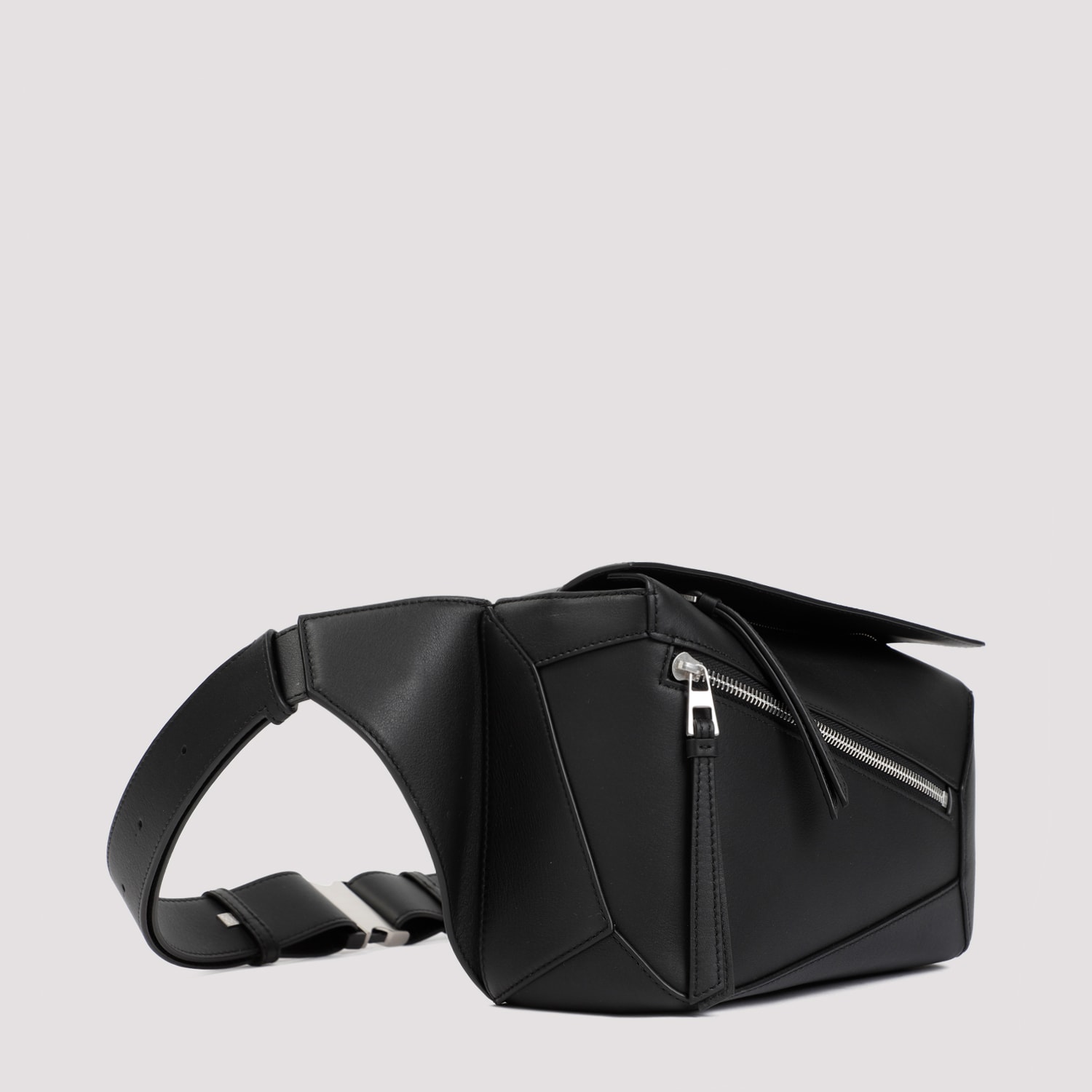 Shop Loewe Puzzle Edge Small Bumbag In Black