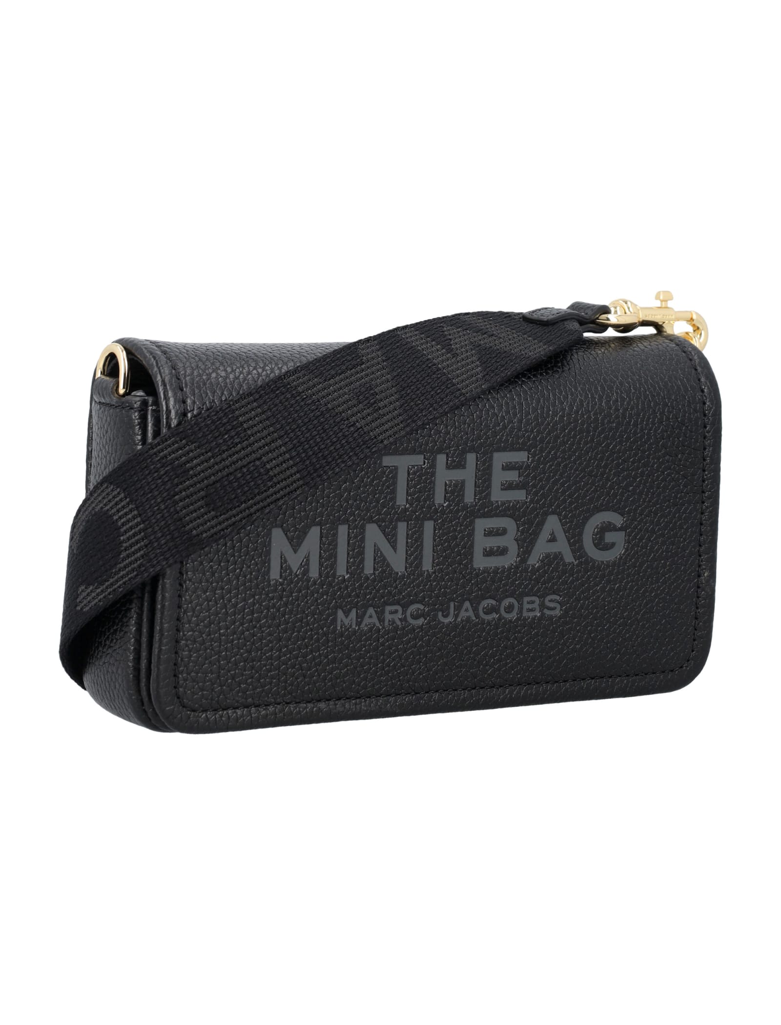 Marc Jacobs The Mini Bag Debossed-logo Shoulder Bag In Pink