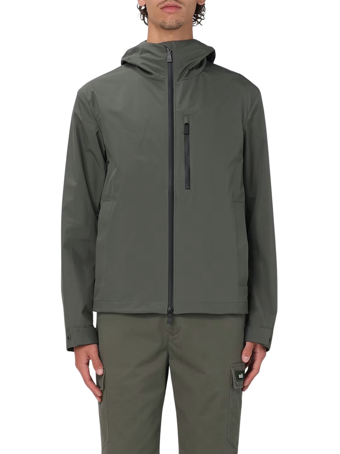 Add Rain Windbreaker In Green