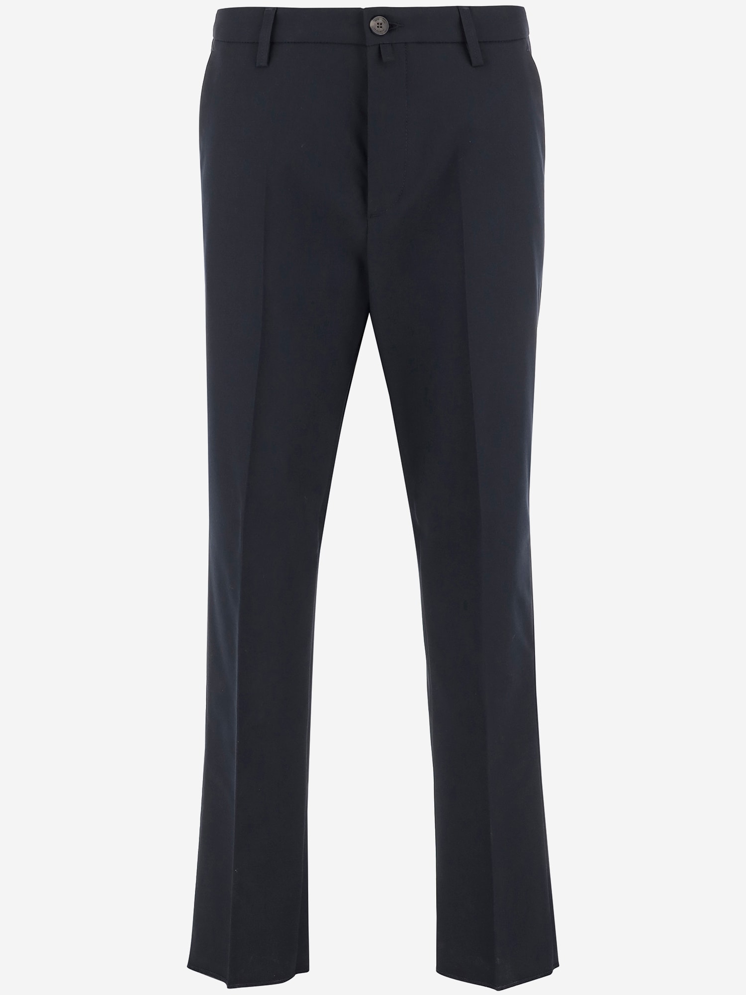 Stretch Cotton Blend Pants