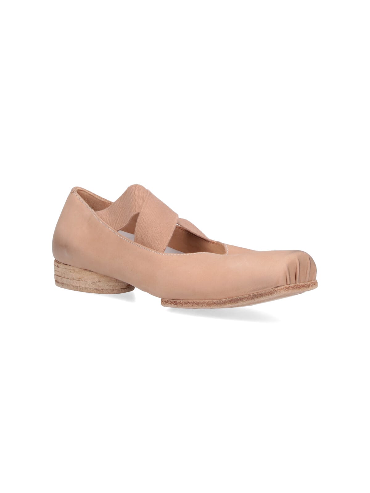 Shop Uma Wang Heeled Ballet Flats In Pink