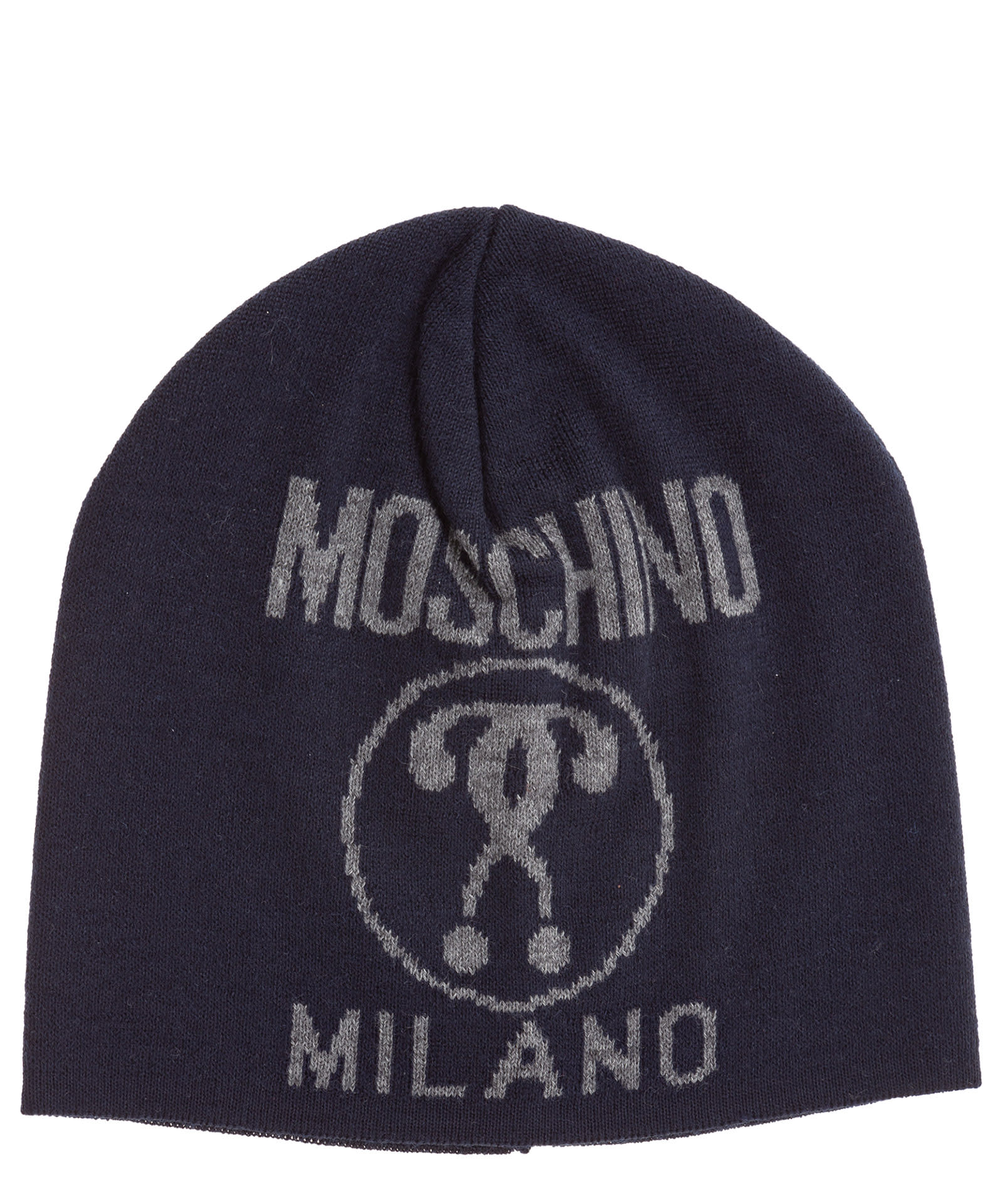 MOSCHINO DOUBLE BUBBLE WOOL BEANIE