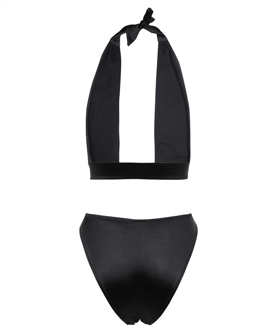 Shop Versace One-piece Swimsuit With Logo In Black