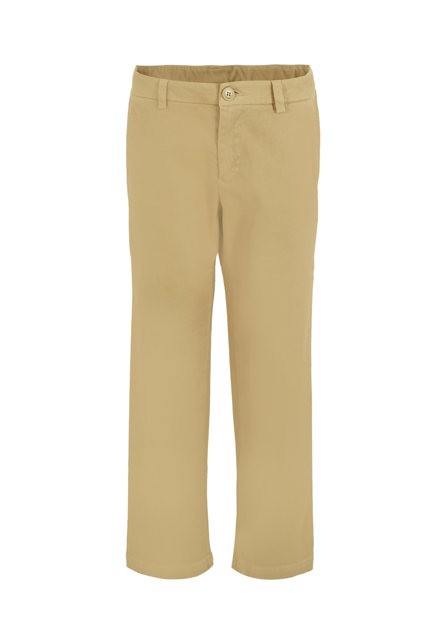 Dondup Kids' Beige Trousers For Boy With Logo In Sand