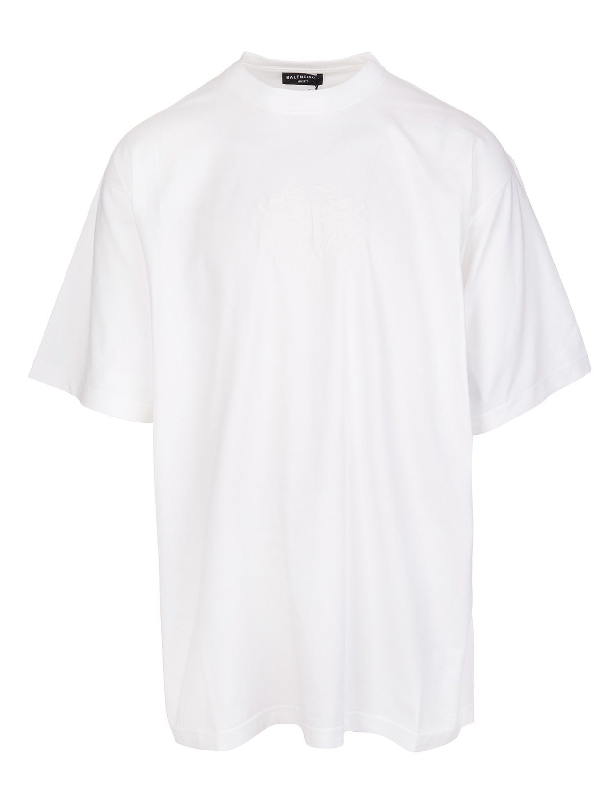 Balenciaga Man White Caps Glow Flatground T-shirt