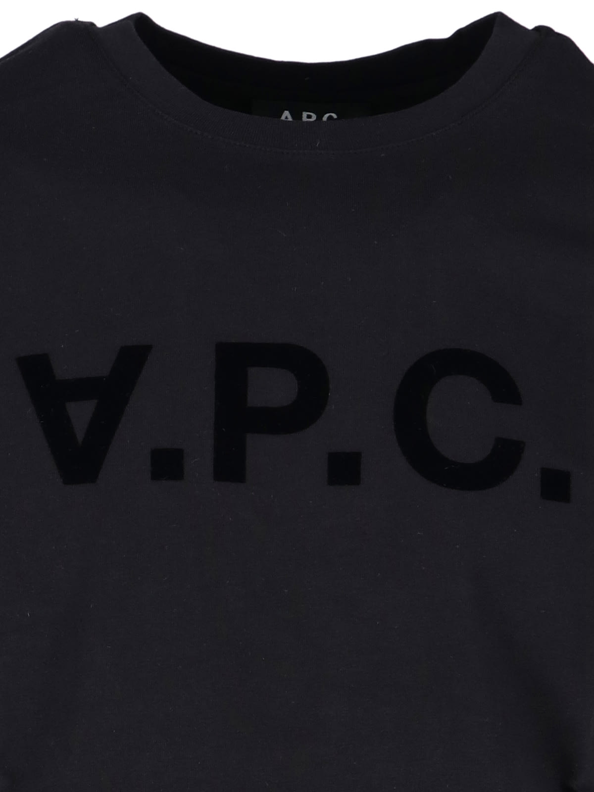 Shop Apc Logo T-shirt A.p.c. In Black