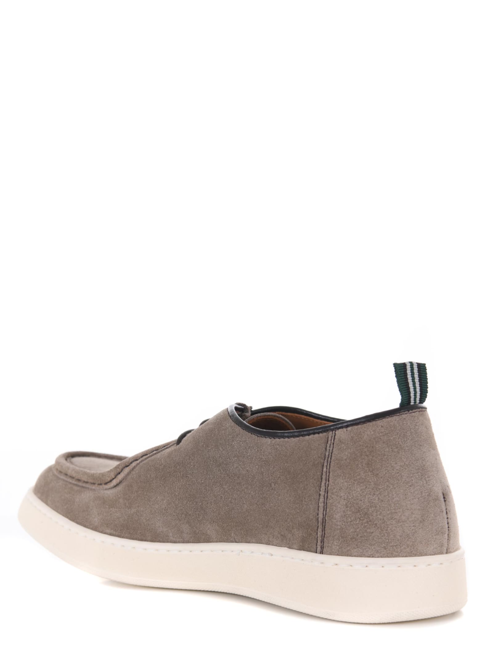 Shop Green George Shoes In Dove Grey