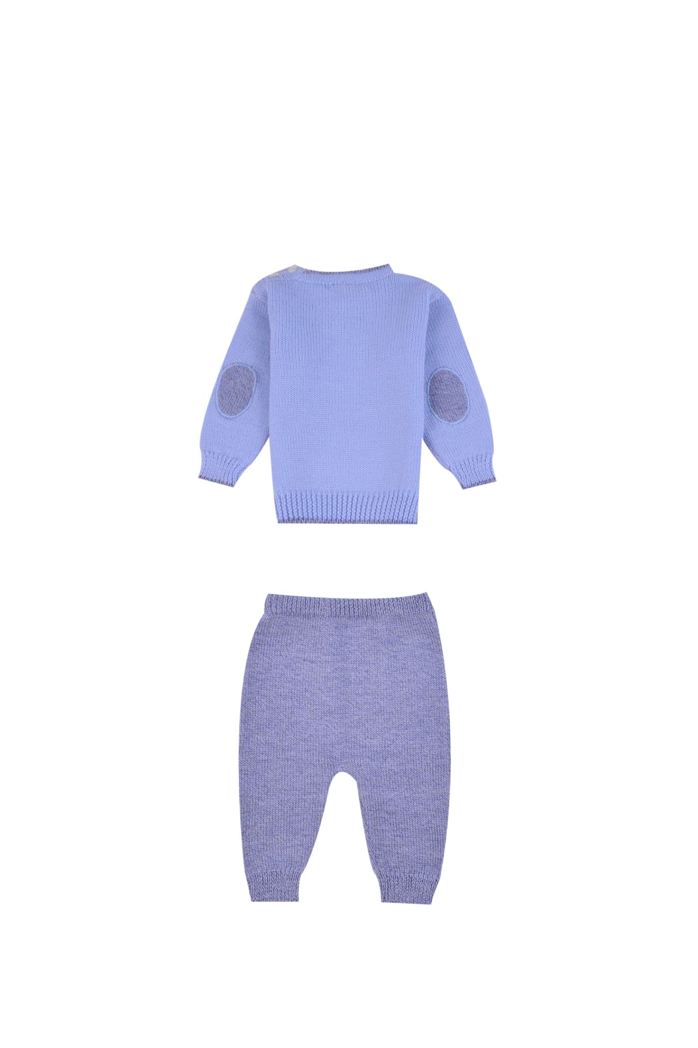 Shop Piccola Giuggiola Wool Completes In Blue