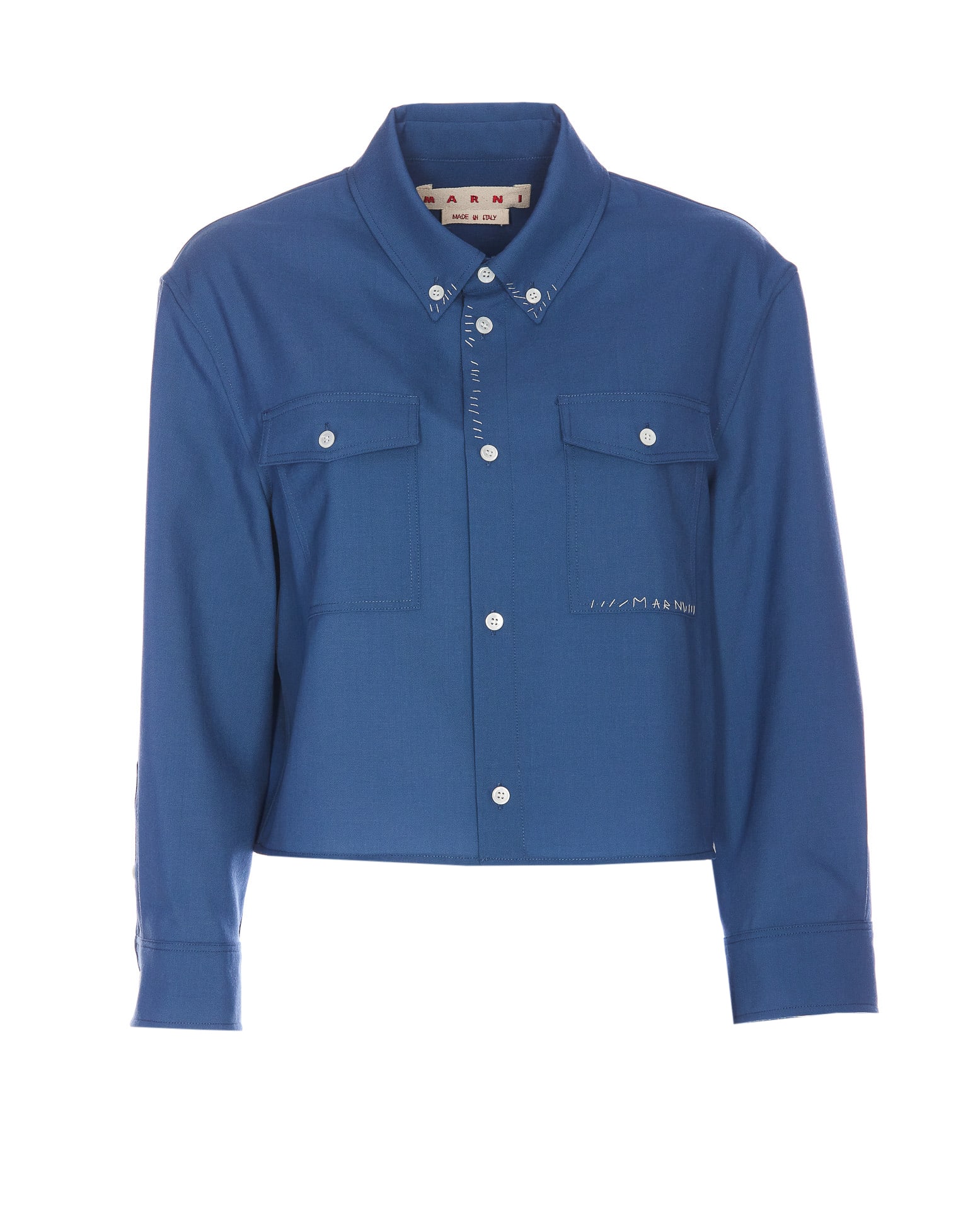 Shop Marni Shirt In Blue