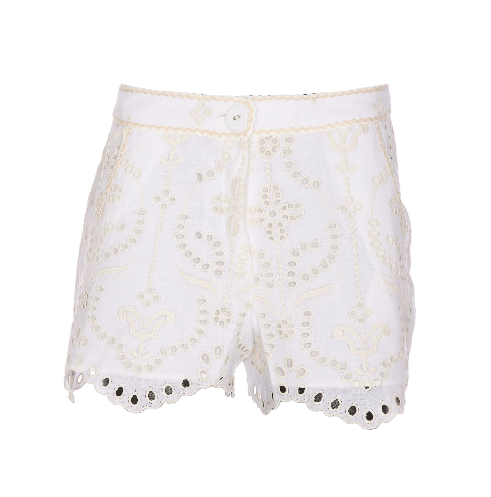 Shop Charo Ruiz Mason Shorts In White