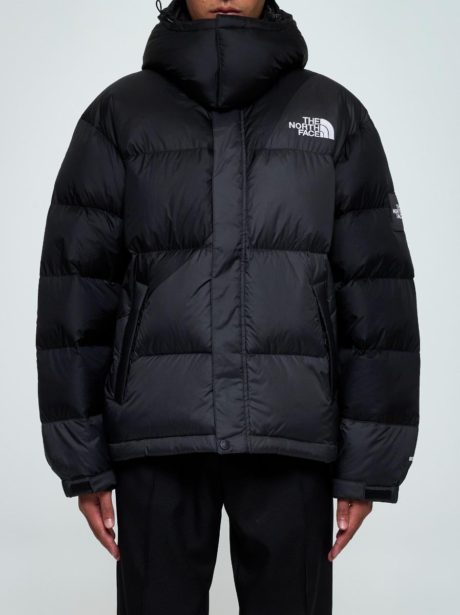 Shop The North Face Tnf X Yinka Ilori Quilted Nylon Down Puffer Jacket In Tnf Black/asphalt Grey