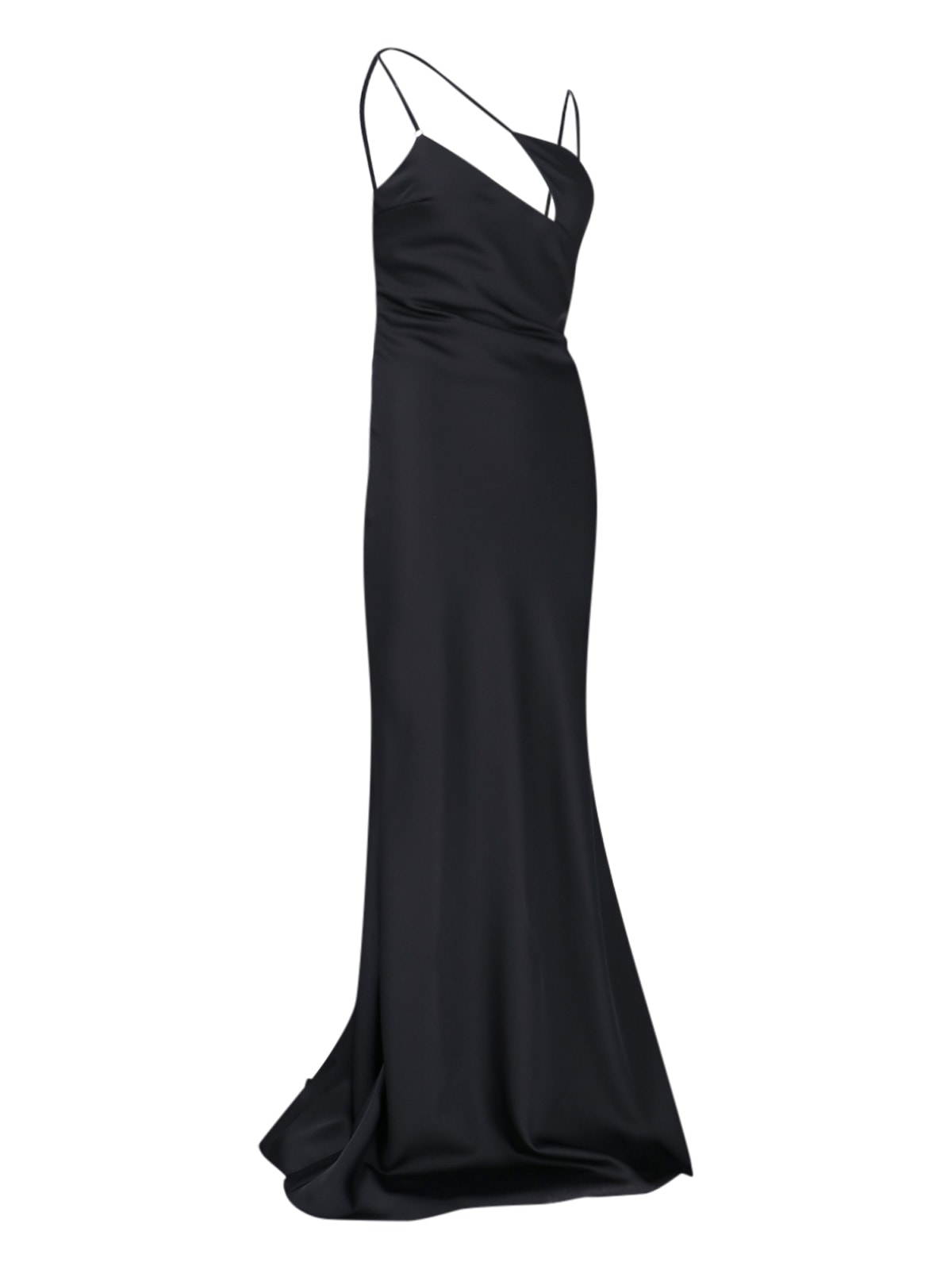 Shop Attico Melva Maxi Dress In Black